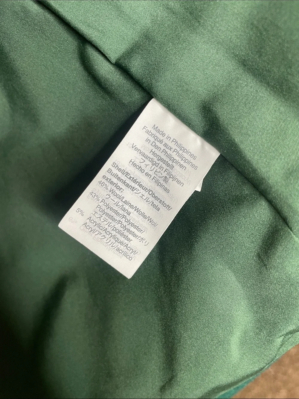 J.Crew Mercantile | Women’s Green Wool Vail Parka Faux Fur Collar Size 2 - Picture 6 of 7